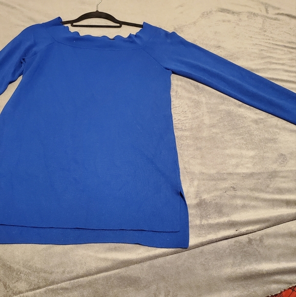 Cobalt blue long sleeve shirt - Picture 8 of 13